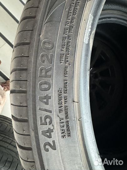 Pirelli P Zero 245/40 R20 и 275/35 R20