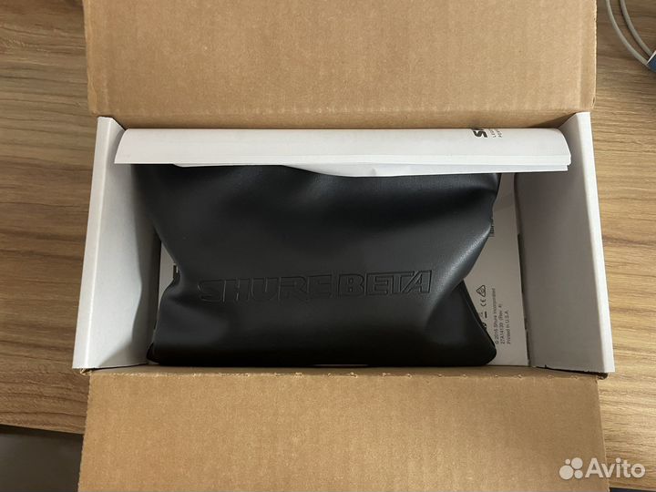 Микрофон Shure Beta 52A. Оригенал — Мексика