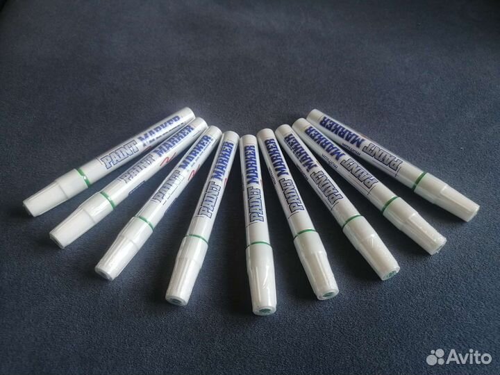 Маркер краска 4 мм, зеленый