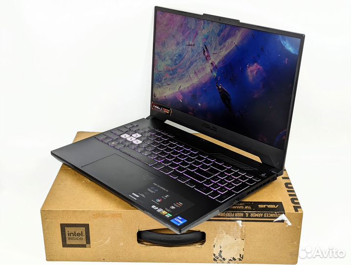 Игровой asus TUF i7-12700H/RTX3060/16Gb/512Gb