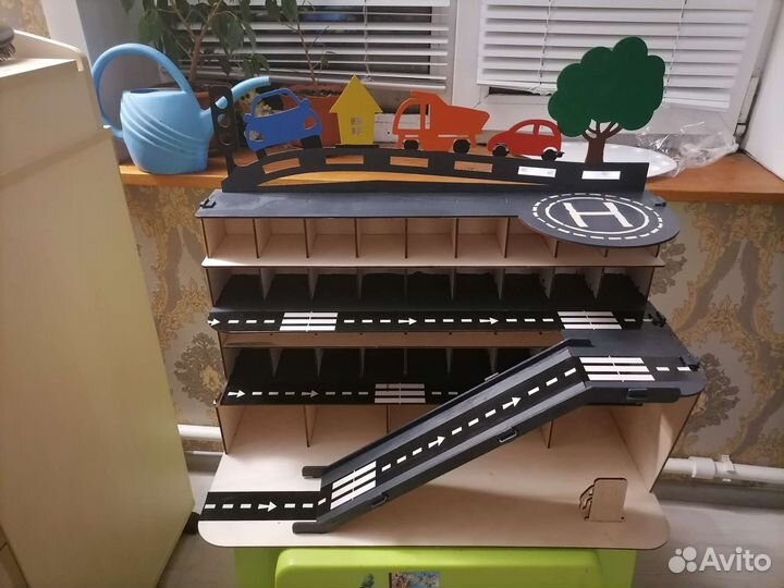 Парковка детская гараж для машинок