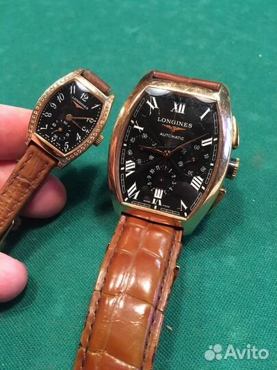 Часы золотые Longines