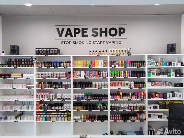 Модный вейп-шоп с постоянным потоком клиентов