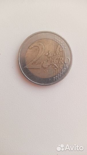 Продаю монету 2 euro, 2002 года буква А
