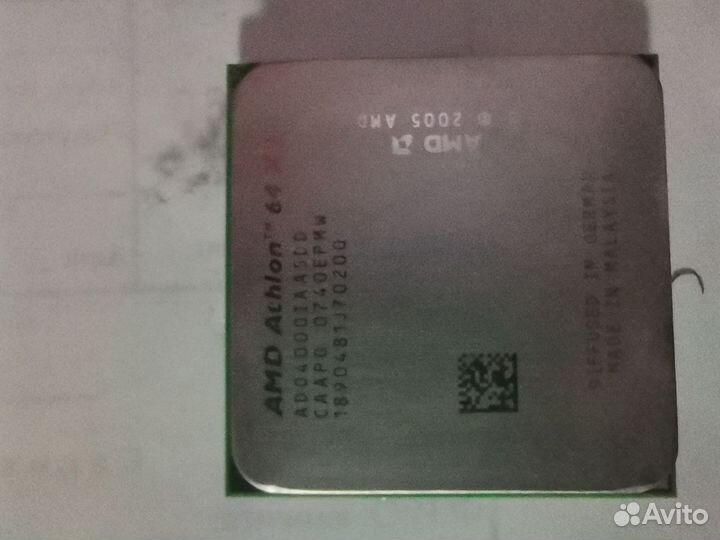 Процессор AMD athlon 64 x2 4000
