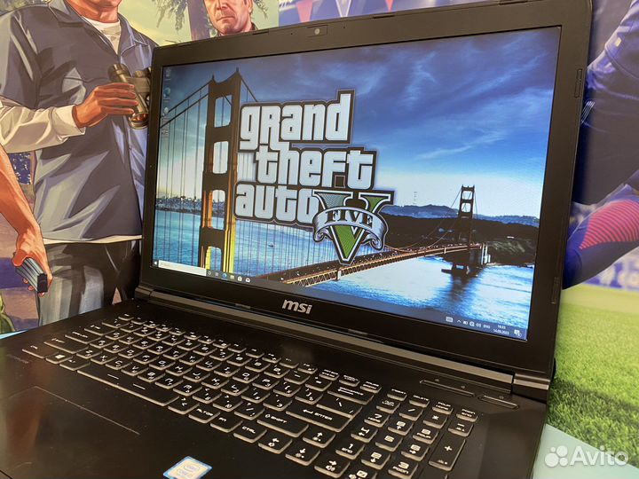 Игровой Ноутбук MSI i7 7700/16gb/GTX 960/Full HD