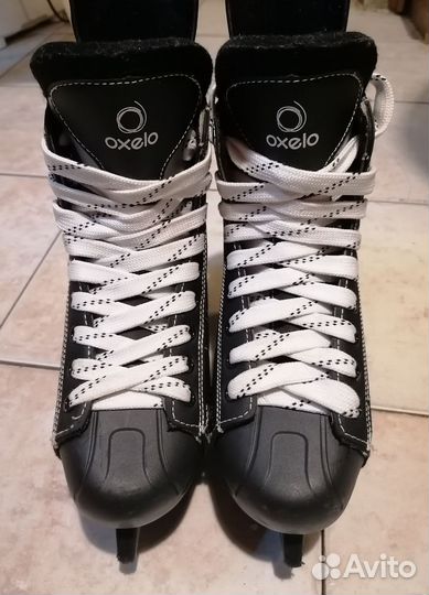 Коньки хоккейные oxelo 40