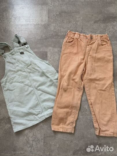 Вещи для девочки пакетом 104-110