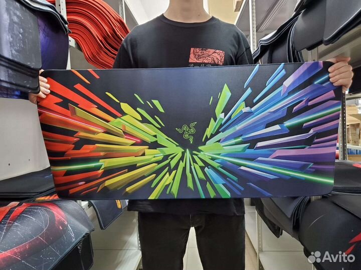 Коврики для мыши 400х900х3мм (G,Rog, MSI, Razer)