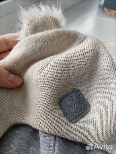 Зимняя шапка-шлем с подшлемником