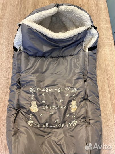 Зимний конверт в коляску