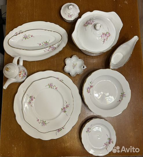 Сервиз столовый дулево