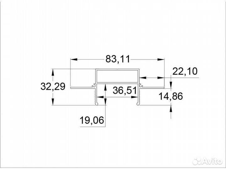 Профиль световой линии