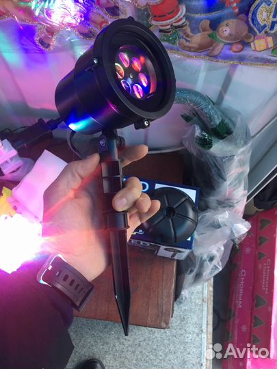 Проектор уличный новогодний/дискошар/дисколампочка