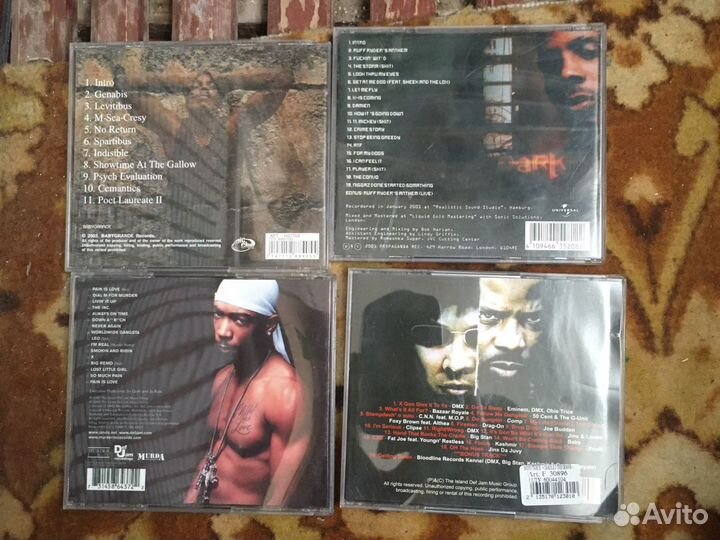 Компакт аудио и видео диски Хип хоп и танцевальная