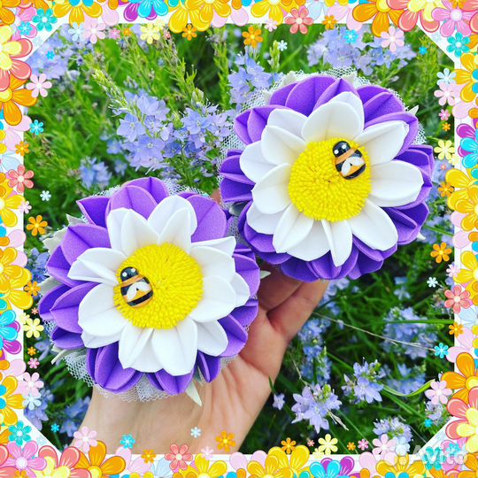 Бантики - канзаши (ручная работа)