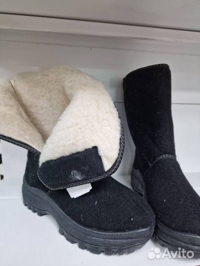 Валенки мужские на резиновой подошве