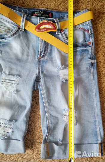 Шорты джинсовые удлиненные. Фирма Lolo Blues