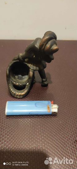 Медная пепельница СССР винтаж