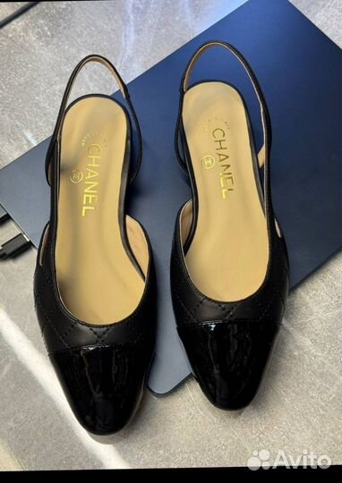 Туфли женские chanel, натуральная кожа