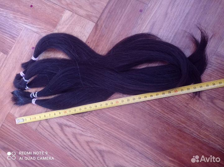 Волосы натуральные срез