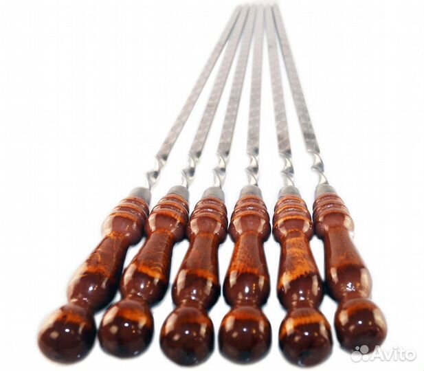 Садж-подставка для шампуров (в комплекте вилка-нож