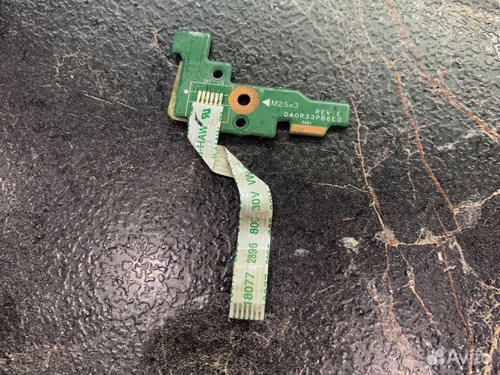 Плата с кнопкой включения hp g6-2000