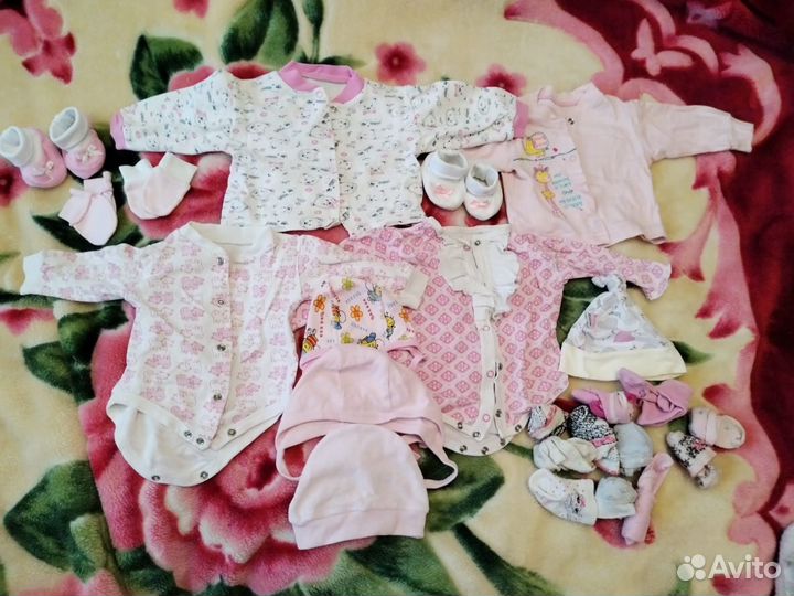 Одежда пакетом для девочки р-р 56-62