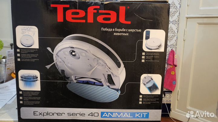 Робот пылесос tefal 40