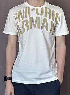 Мужская хлопковая футболка Armani