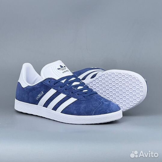 Adidas gazelle blue кроссовки