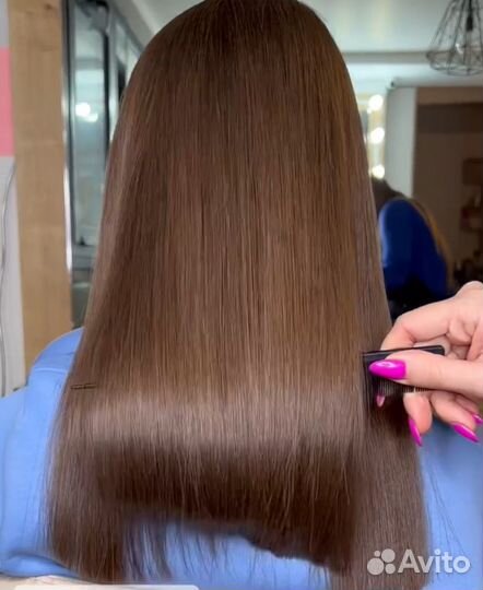 Модель на ботокс волос