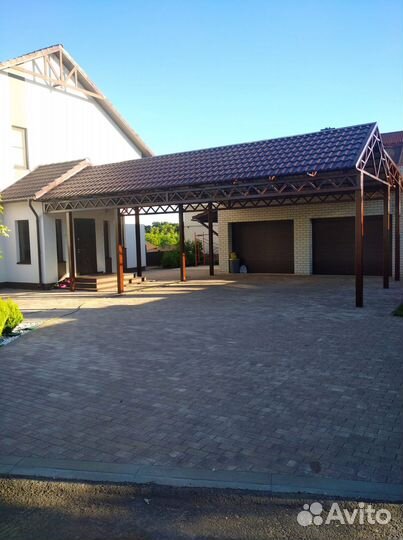 Козырек из поликарбоната Навес