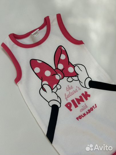 Боди Майка для девочки 6-9 месяцев OVS