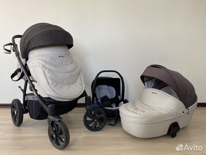 Коляска 3 в 1 Tutis aero reflective