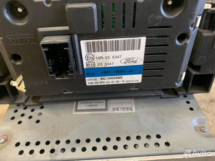 Магнитола рамка дисплей Ford Focus 3