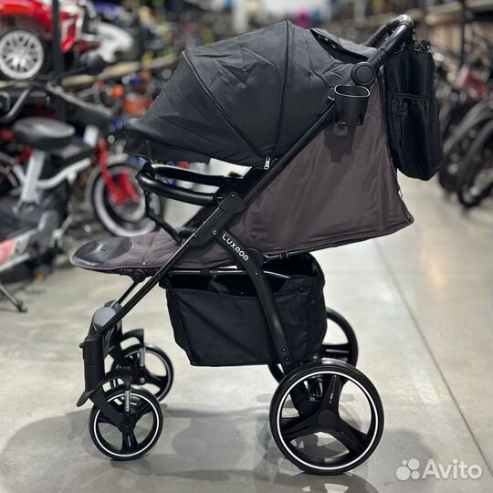 Коляска вездеход luxmom g30 черный