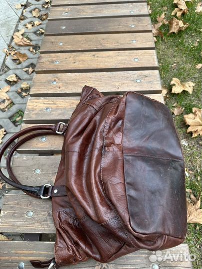 Большая кожаная сумка