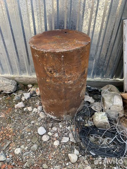 Бочка металлическая,Для топки,Печка,Коптильная