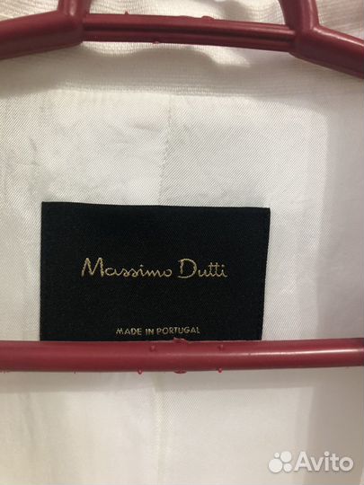 Белый пиджак Massimo Dutti, размер S
