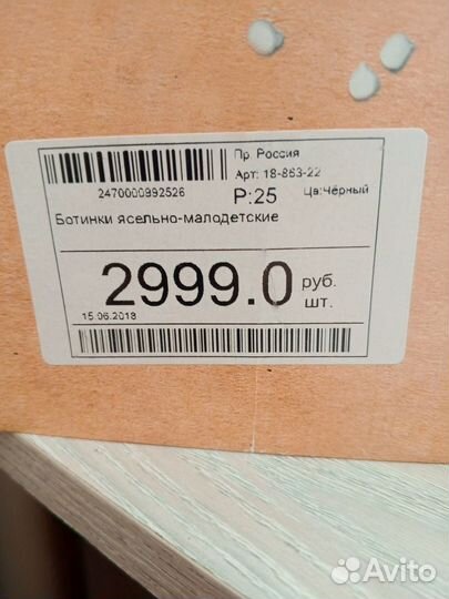 Ботинки демисезонные