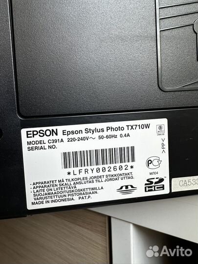 Epson Stylus Photo TX710W