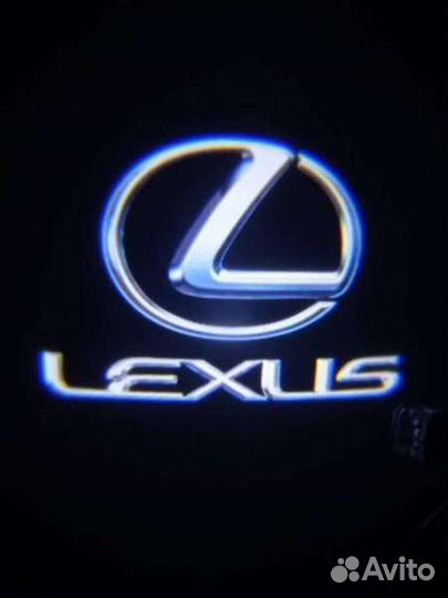 Подсветка проекция в двери Лексус (пара)