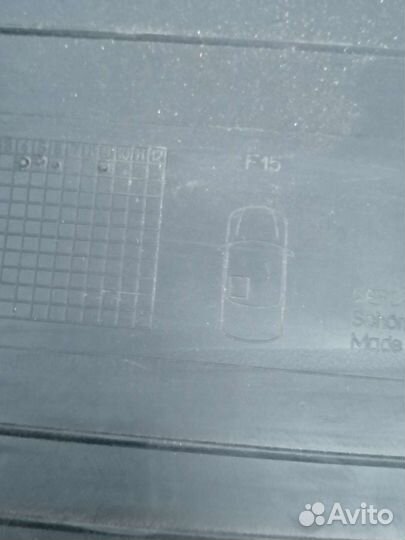 Задние коврики черные bmw 3