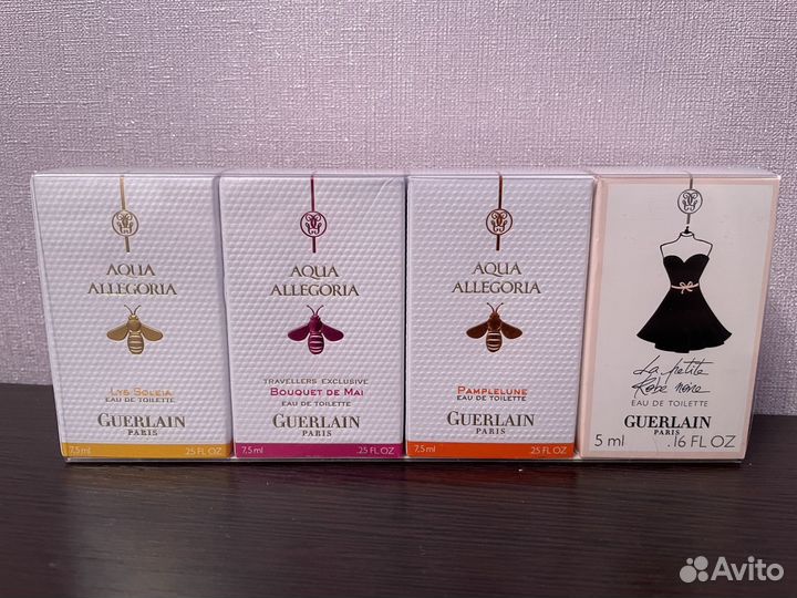 Наборы Cartier, Guerlain, Moschino, N Ricci