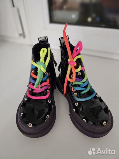 Ботинки демисезонные для девочки 25 размер