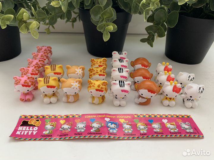 Hello kitty фигурки Kinder Surprise