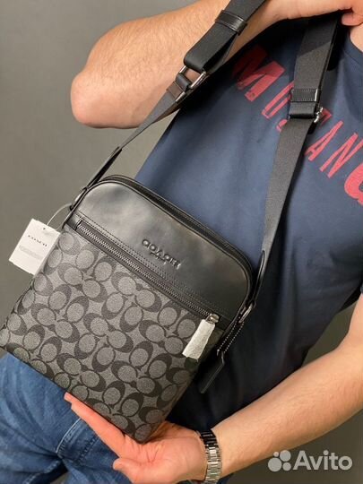 Мужская сумка Coach Houston Flight Bag