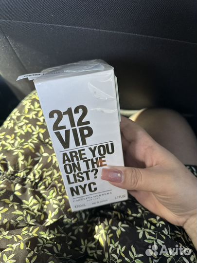 Духи женские 212 vip