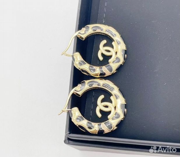 Chanel серьги оригинал